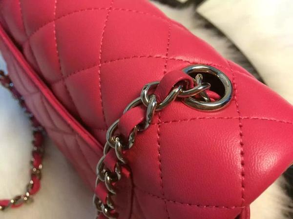 【2016年NEW】★Chanelシャネルスーパーコピー ラムスキン×チェーンバッグ×FUXIA★最新作★